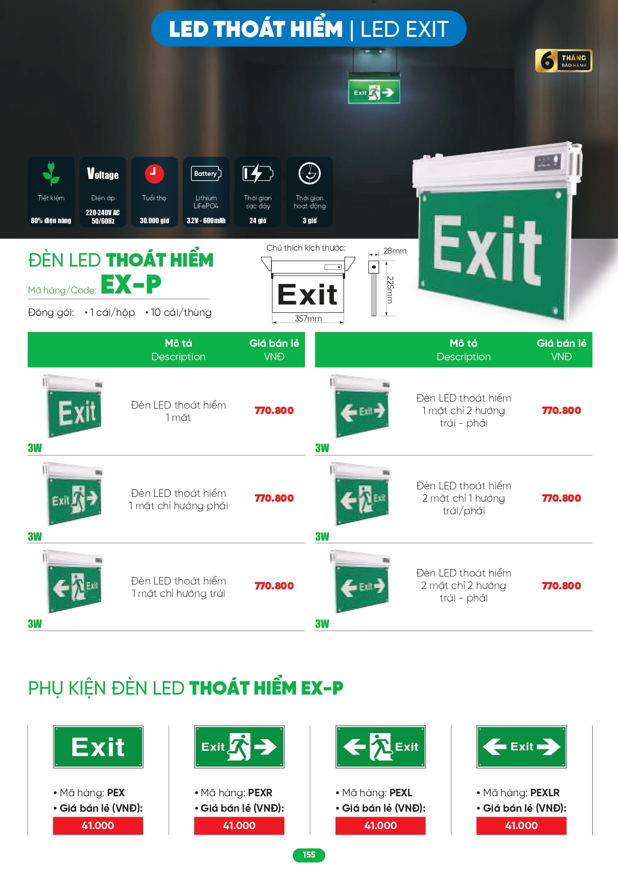 Bảng giá đèn LED MPE 2026